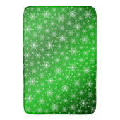 wit, ster, sterren, Kerstmis + Voorbeeld, gekleurd Badmat (Voorkant Verticaal)