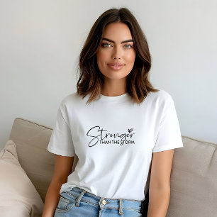 Wit sterker dan de Storm vrouw T-shirt