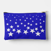 Wit sterpatroon op blauwe achtergrond klein etui (Achterkant)