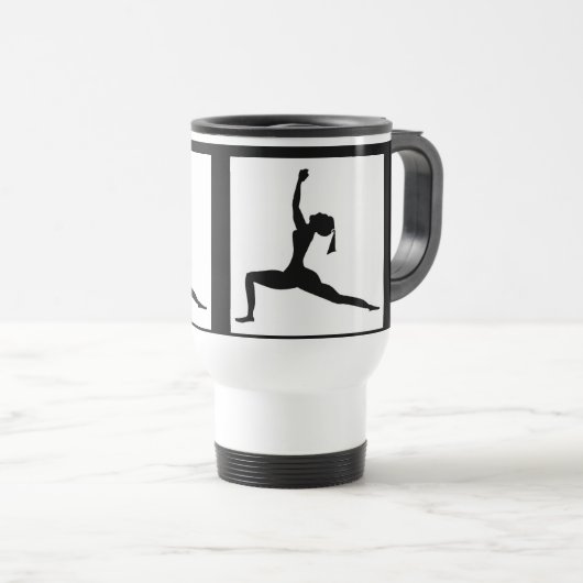 Wit - Stijl:Reizenkoffiejuk/Mok voor komkommer Reisbeker (Voorkant rechts)