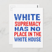 wit superieure vormgeving briefkaart (Voorkant / Achterkant)