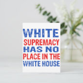 wit superieure vormgeving briefkaart (Staand voorkant)