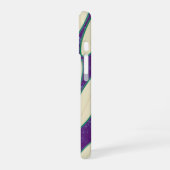 wit surfboard patroon iPhone 16 hoesje (Linkerkant)