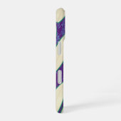 wit surfboard patroon iPhone 16 hoesje (Rechterkant)