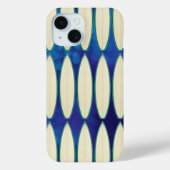 wit surfplanpatroon Case-Mate iPhone case (Achterkant)