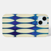 wit surfplanpatroon Case-Mate iPhone case (Achterkant (horizontaal))