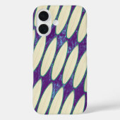 wit surfplanpatroon Case-Mate iPhone case (Achterkant)