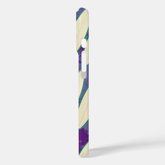 wit surfplanpatroon Case-Mate iPhone case (Achterkant / Links)