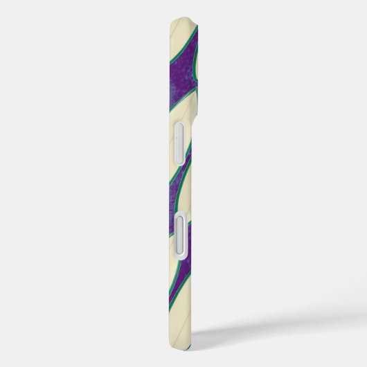 wit surfplanpatroon Case-Mate iPhone case (Achterkant / Rechts)