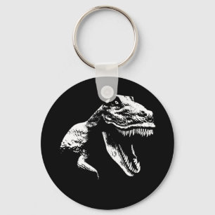 Wit T Rex Sleutelhanger