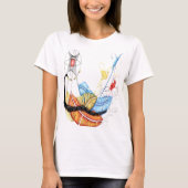 Wit T-shirt "ALBINO SANTIAGO (Voorkant)