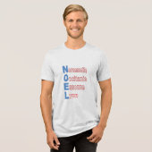 Wit T-shirt KERST TOERISME FRANKRIJK (Voorkant volledig)