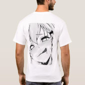 Wit T-shirt met anime design (Achterkant)