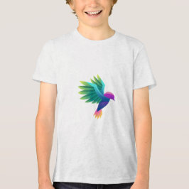 Wit T-shirt met een kleurrijke