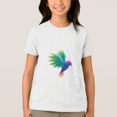 Wit T-shirt met een kleurrijke (Voorkant)