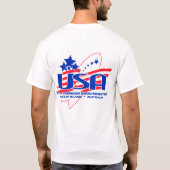 Wit T-shirt met logo (basisch) (Achterkant)