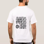 Wit T-shirt voor man (Achterkant)
