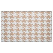 Wit & Tan Houndstooth naadloos patroon Stof (Fat Quarter)