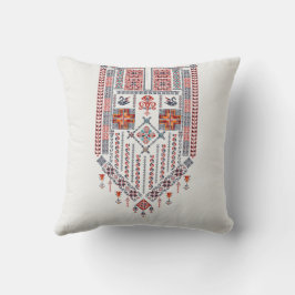 Wit Tatreez Thobe Kunstwerkpatroon Henna Decor Kussen