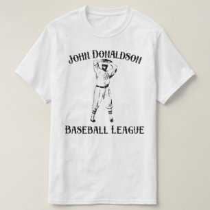 Wit tenue T-shirt voor de John Donaldson Baseball 