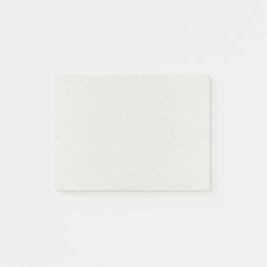 Wit Textuur van Aquarel Papier Post-it® Notes (Voorkant)