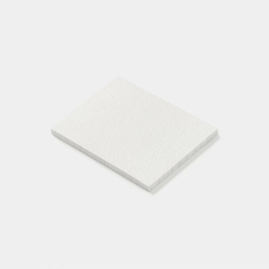 Wit Textuur van Aquarel Papier Post-it® Notes (Schuin)