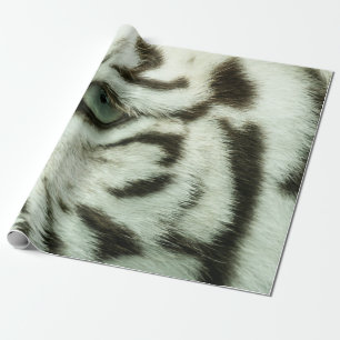 WIT TIGER-GEZICHT CADEAUPAPIER