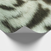 WIT TIGER-GEZICHT CADEAUPAPIER (Hoek)