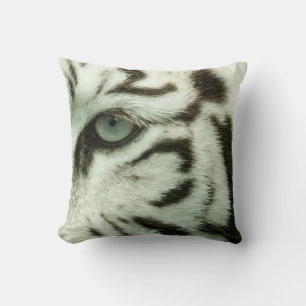WIT TIGER-GEZICHT KUSSEN