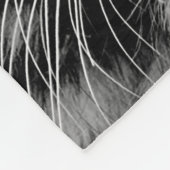 WIT-TIGER GEZICHT SLOT-UP FLEECE DEKEN (Hoek)