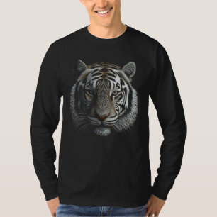 Wit Tijger Kunstwerk - Mandala Animal Art Tijger T-shirt