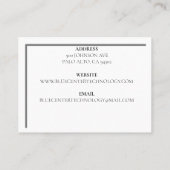 Wit toetsenbord RT Informatietechnologie Visitekaartje (Achterkant)