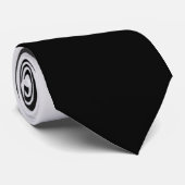 Wit tot zwart Stropdas van de Gradiënt (Opgerold)