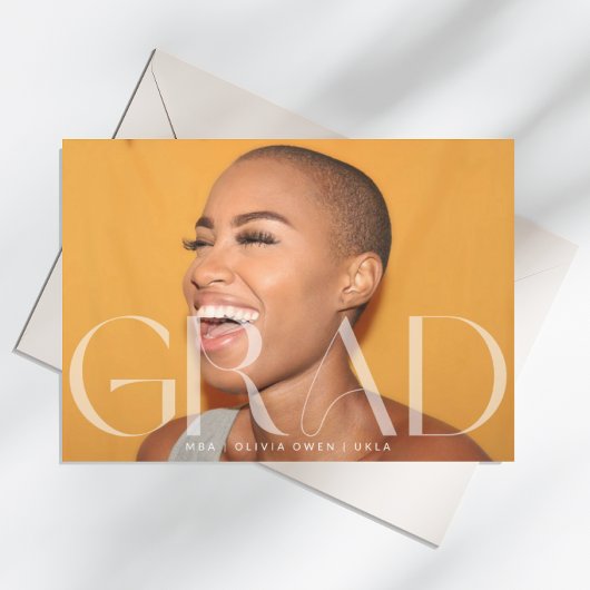 Wit Transparant Modern Photo Text Afstudeerder 202 Aankondiging