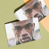 Wit Transparant Modern Photo Text Afstudeerder Aankondiging