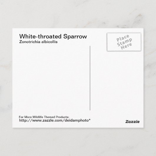 Wit-troebel Briefkaart (Achterkant)