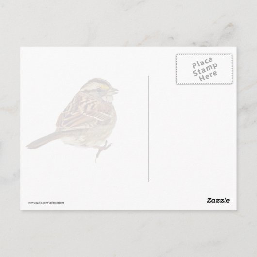 Wit-troebel Briefkaart (Achterkant)