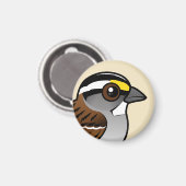 Wit-troebel Magneet (Voorkant / Achterkant)