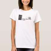 Wit tshirt met Urban Sketchers Dublin logo (Voorkant)