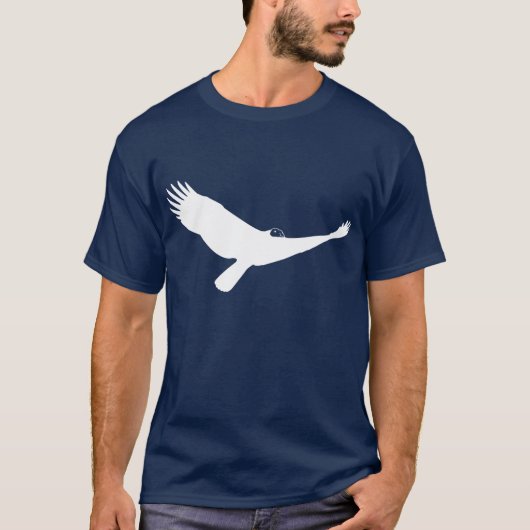 Wit-Turkije: roofvogels tijdens de vlucht T-shirt (Voorkant)