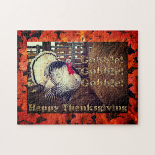 Wit Turkije voor Thanksgiving, puzzel
