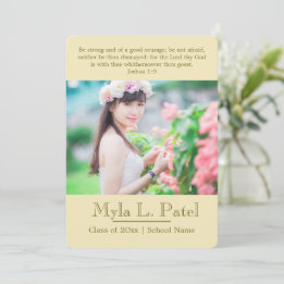 Wit/Turquoise Christelijke Bijbeltekst Foto Afstud Kaart
