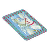 WIT UNICORN, FANTASY PEGASUS MAGNEET (Rechterzijde)