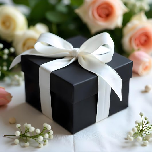 Wit, vast kleurverzadigingslint satijnen lint