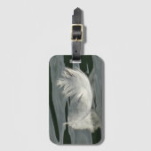  wit veer bagagelabel (Voorkant (verticaal))