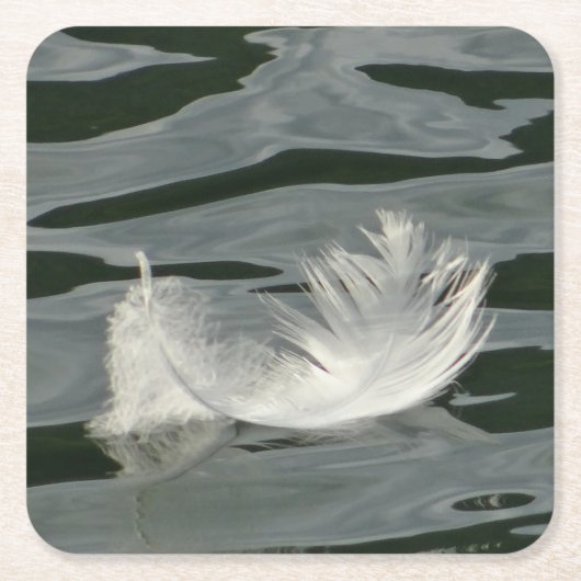 wit veer kartonnen onderzetters (Voorkant)