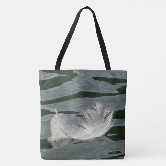  wit veer tote bag (Voorkant)