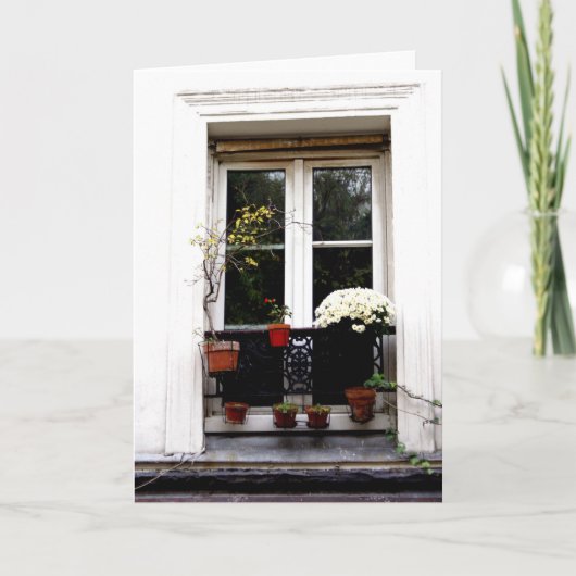 Wit Venster Kaart (Voorkant)