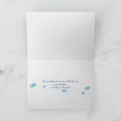 wit venster met oceaankust verjaardag kaart (Binnen)