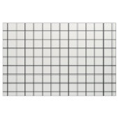 Wit venster Plaid Stof (Fat Quarter)